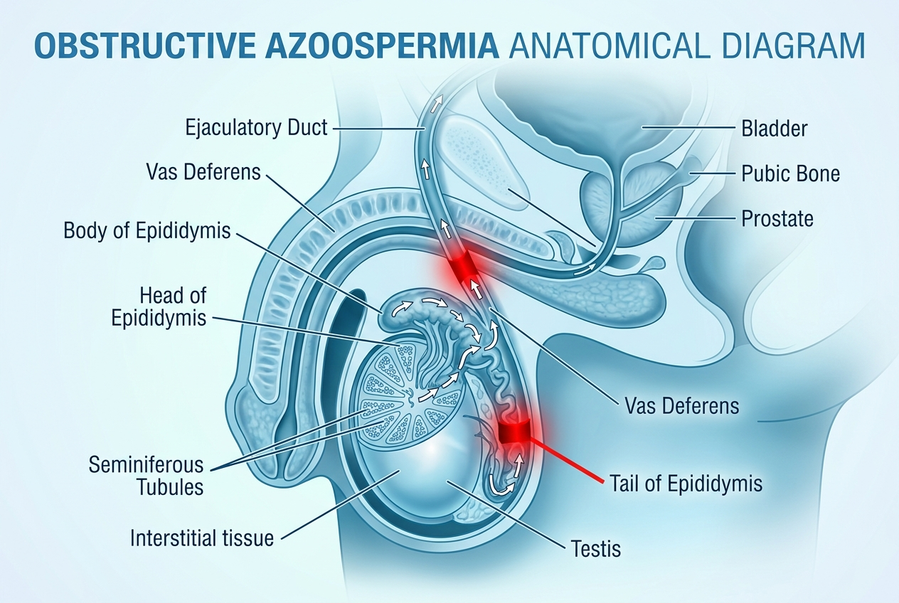 infertilità maschile azoospermia ostruttiva cause